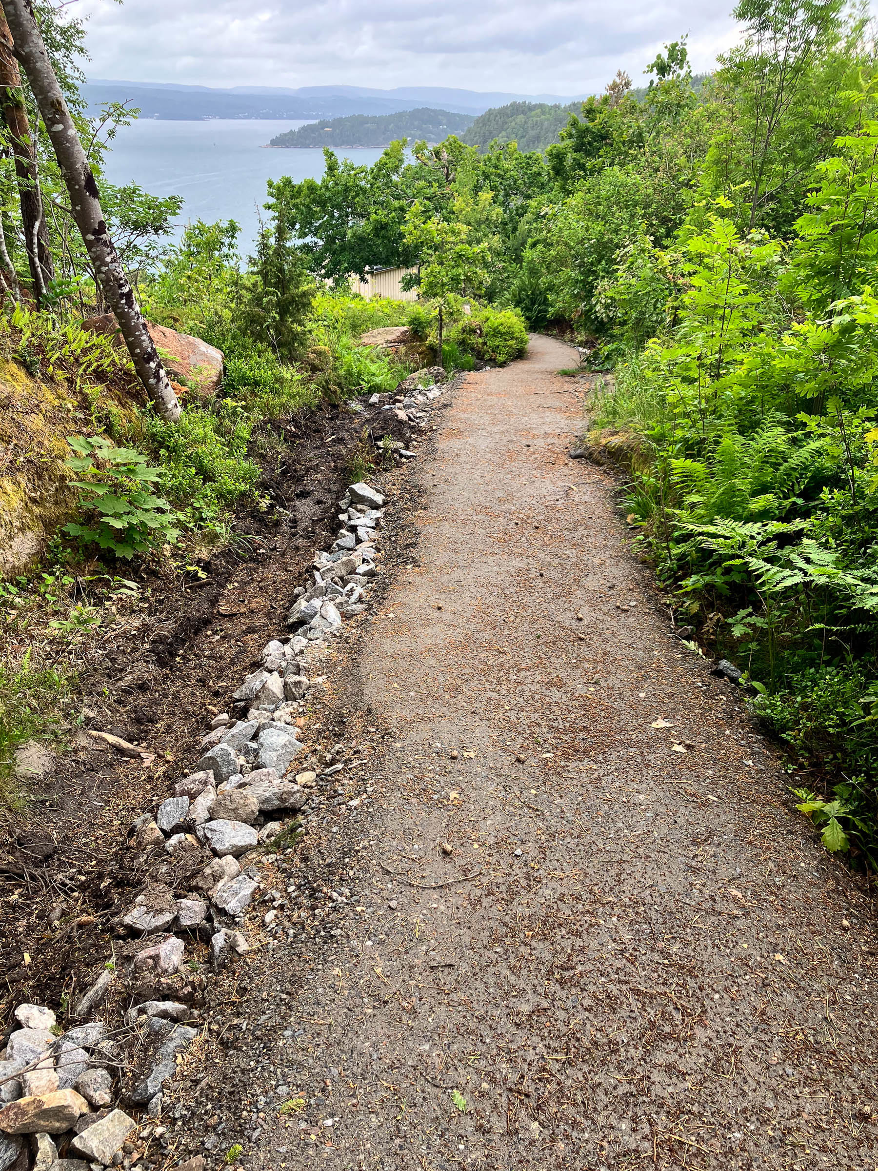 Stien mellom Sønderstøveien og Mariveien